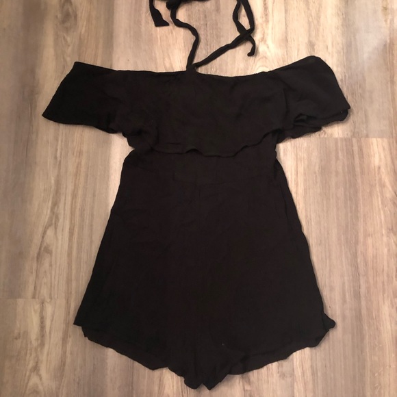 lush black romper